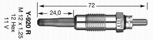 Bujie incandescenta NGK 1684